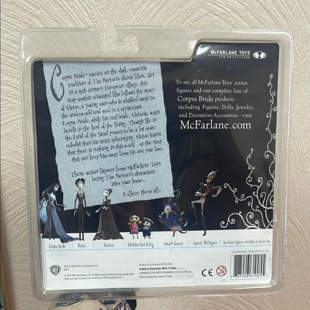 Tim Burton's Corpse Bride General Wellington Figure - Picture 2 of 11